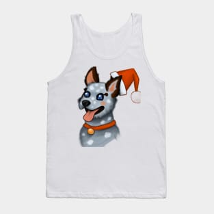 Cute Australian Cattle Dog Drawing Tank Top